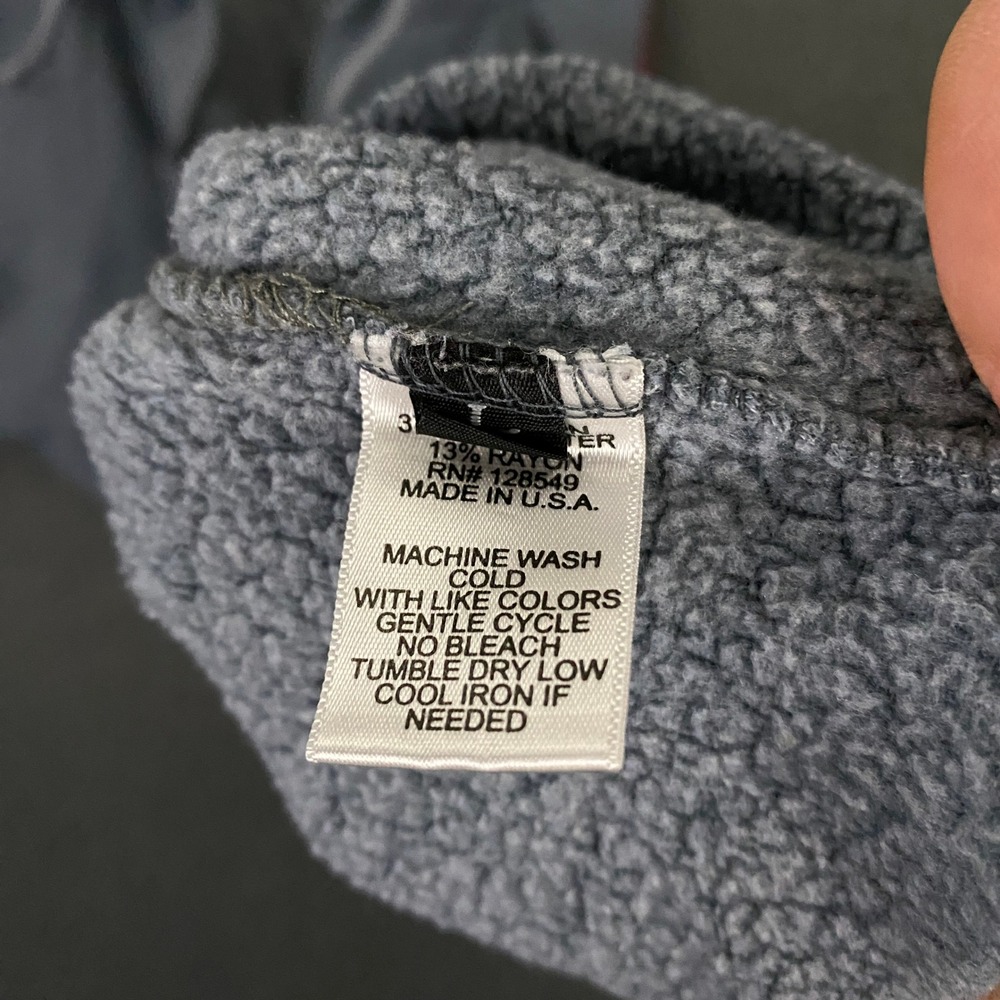 Aviator Nation Hoodie Womens Large Gray Split Neck Cropped Striped Fleece Logo - Picture 4 of 9
